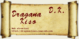 Dragana Kiso vizit kartica